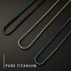Titanium Box Chain Necklace