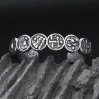 Steel Bracelet 316L Cuff Punk Constellation