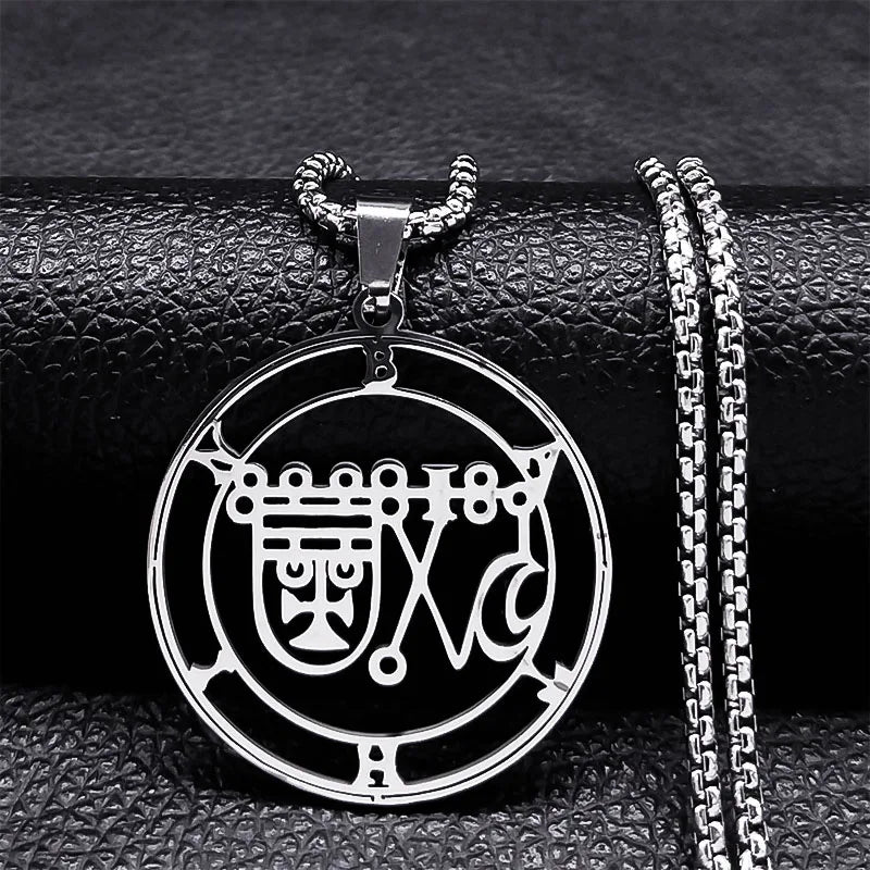 Lilith Demon Seal Necklace — Silver