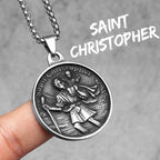 St. Christopher Pendant — Stainless Steel