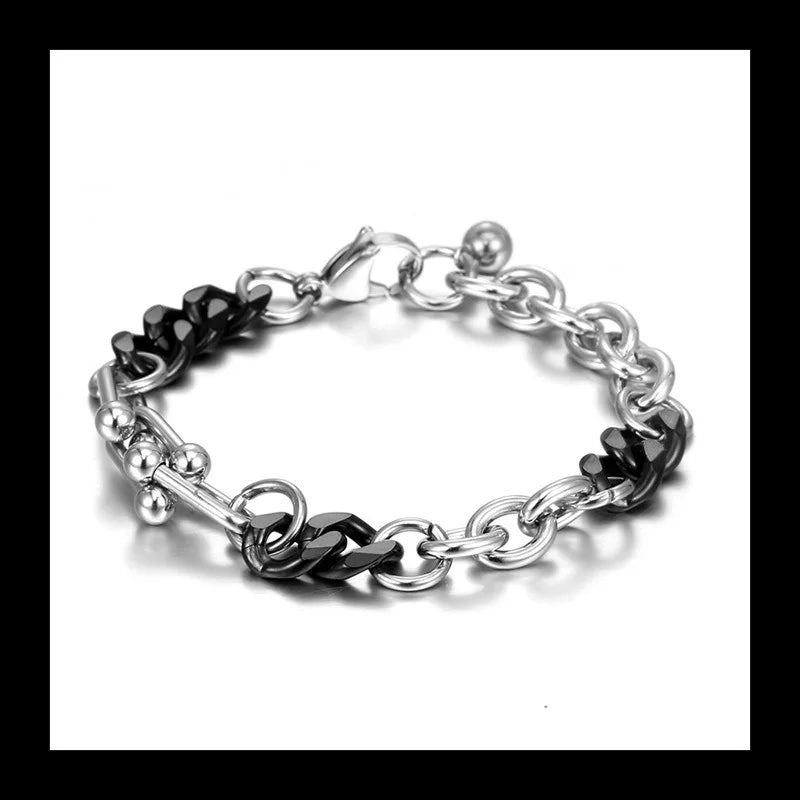 Horseshoe Buckle Bracelet — Black