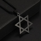 Cool Titanium Steel Dumbbell Pendant Necklace Barbell Fitness Pendant Men and Women Leisure Sports Punk Jewelry