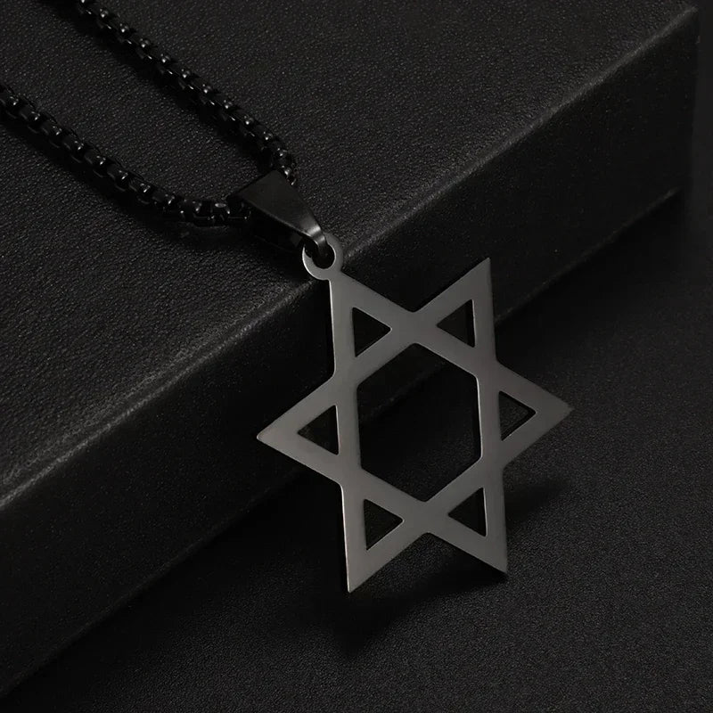 Cool Titanium Steel Dumbbell Pendant Necklace Barbell Fitness Pendant Men and Women Leisure Sports Punk Jewelry