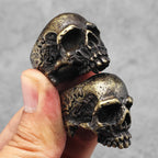 Copper Skull Ring — Stainless Steel