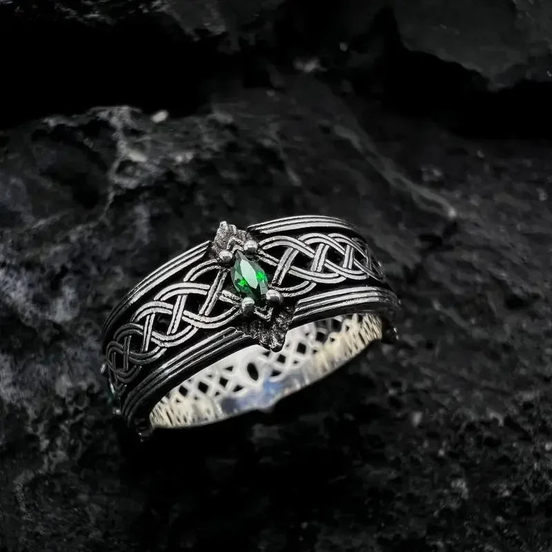 Retro Domineering Ethnic Style Fire-Breathing Dragon Ring Men\\\\\'s Charm Open Ring Punk Motorcycle Rider Jewelry Accessories