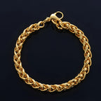 Classic Cuban Curb Link Bracelet — Stainless Steel