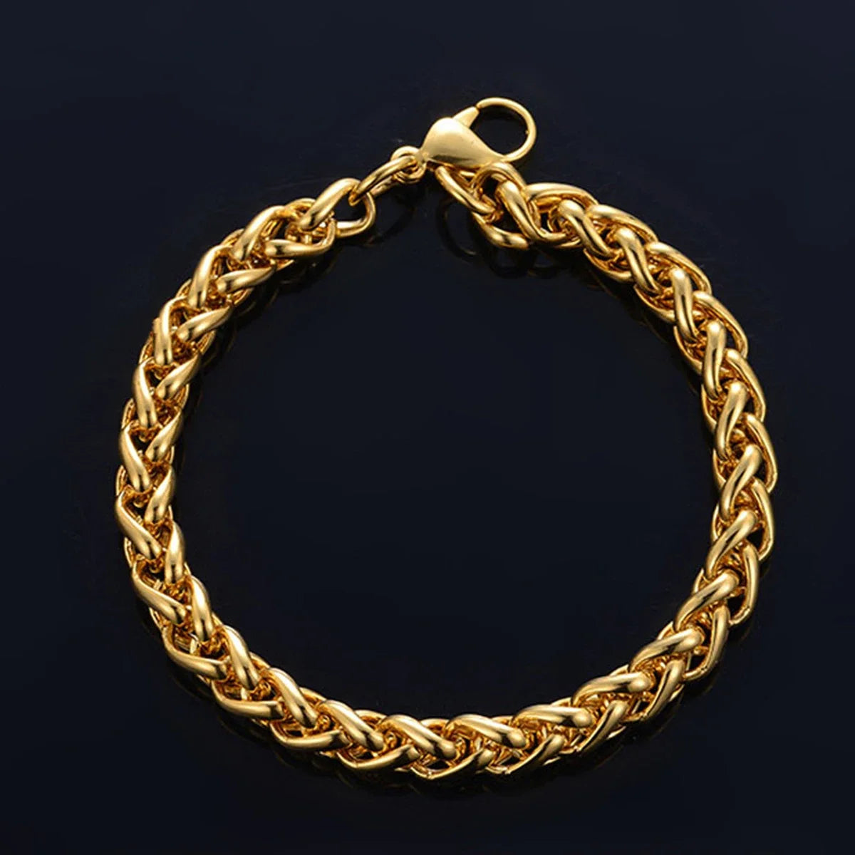 Classic Cuban Curb Link Bracelet — Stainless Steel