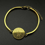 Seven Archangels Stainless Steel Bracelet for Women Men Seal of Solomon Talisman Christian Adjustable Hand Chain