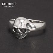 Vintage Skull Ring — Silver