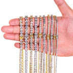 Tennis Bracelet Stainless Steel Moissanite 2/3/4/5MM