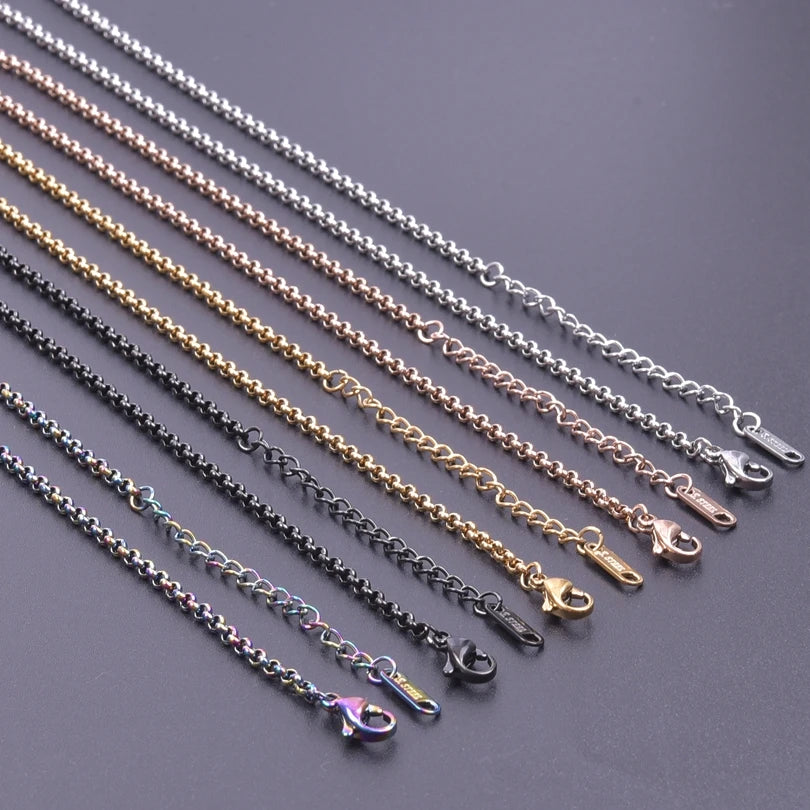 Stainless Steel Chain Necklace — 2.5mm