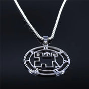 Halphas Seal Statement Pendant Necklace — Stainless Steel