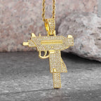 Bling Iced Out Savage Pendant Cubic Zirconia Letter Necklace for Men Women Hip Hop Rock Rap Party Jewelry