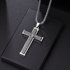 Cross Pendant Necklace — Stainless Steel