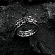 Silver-Tone Scorpion Open Ring — Animal Statement