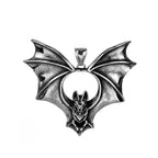 Vintage Biker 316L Stainless Steel 3D Bat Pendant For Men Boys Punk Hip Hop Animal Necklaces Creative Jewelry Gifts