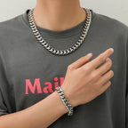 Cuban Bracelet Stainless Steel Polished