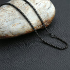 Lobster Gold Pendant 3MM Rolo 316L Gold/steel