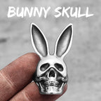Vintage Punk Gothic All Skull Head Series Stainless Steel Womens Mens Rings Unique for Biker Jewelry Creativity Gift