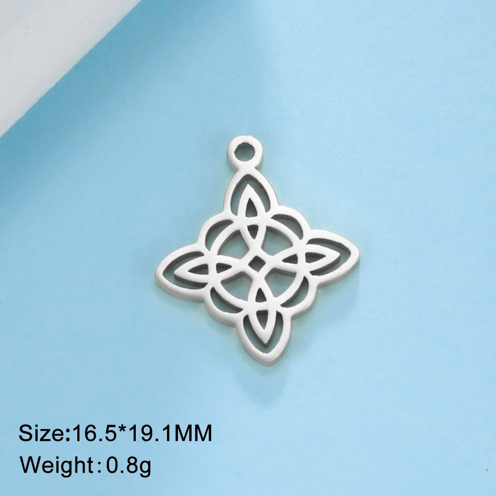 Celtic Stainless Steel Pendant Necklace