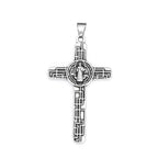 Jesus Cross Pendant — Stainless Steel