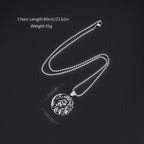 Wolf Tiger Lion Pendant Necklace — Stainless Steel