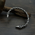 Viking Eagle Head Bracelet — Stainless
