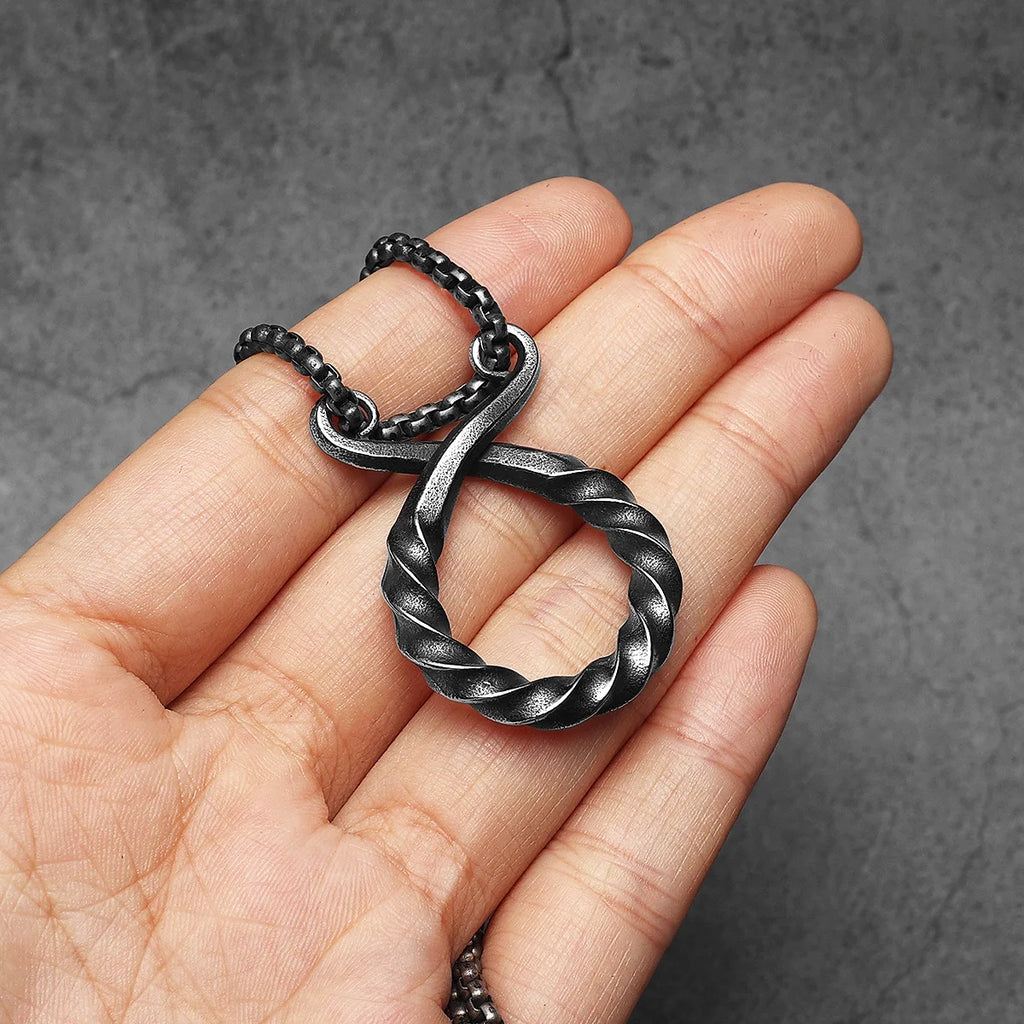 Troll Cross Ancient Amulets Men Necklaces Stainless Steel Pendant Chain Women Punk Fashion Jewelry Accessories Gifts