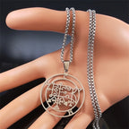 Demon Silver Pendant Seal Camio Women/men Gargantilha