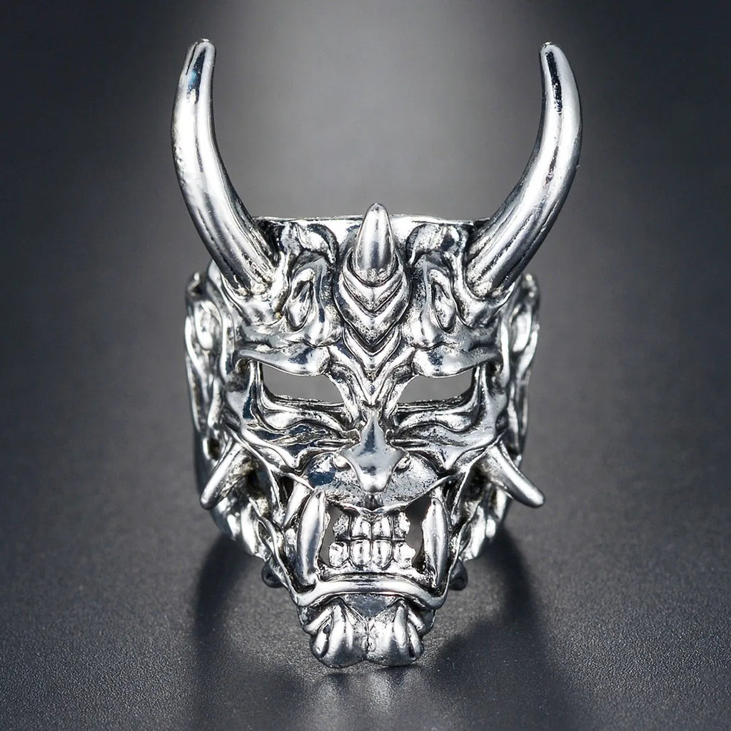 New Design Skull Crow Skull Ring Woodpecker Bird Men's Ring Punk Stylish Jewelry