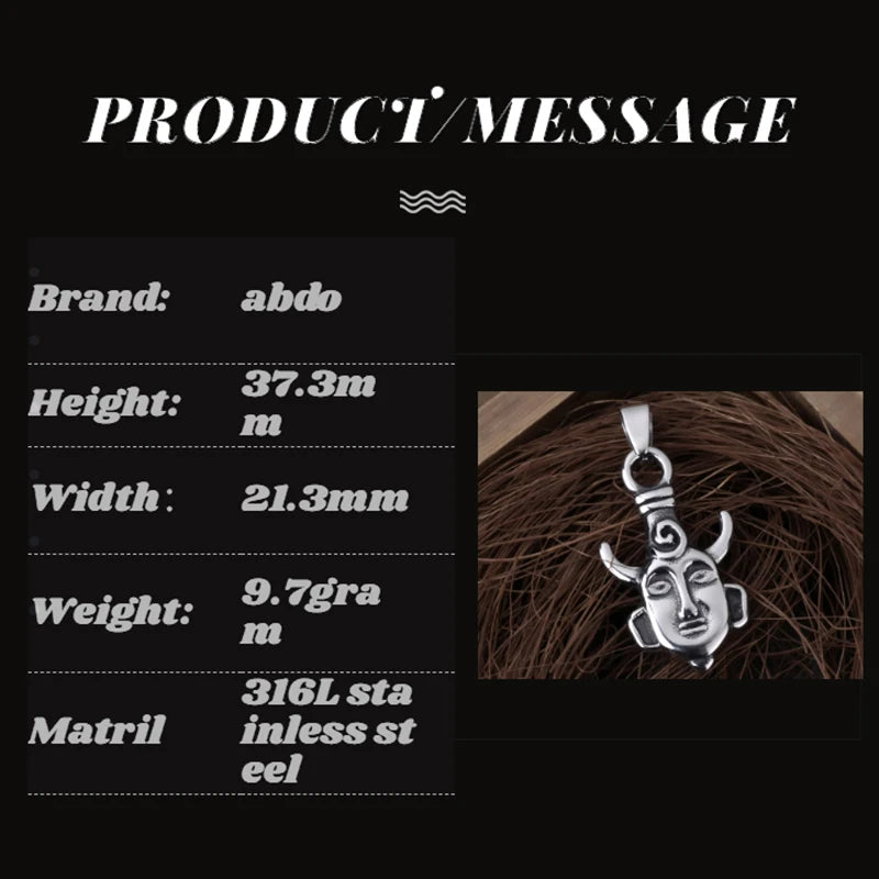 Stainless Steel Pendant Necklace