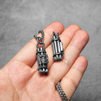 Grenade Stainless Steel Pendant Necklace