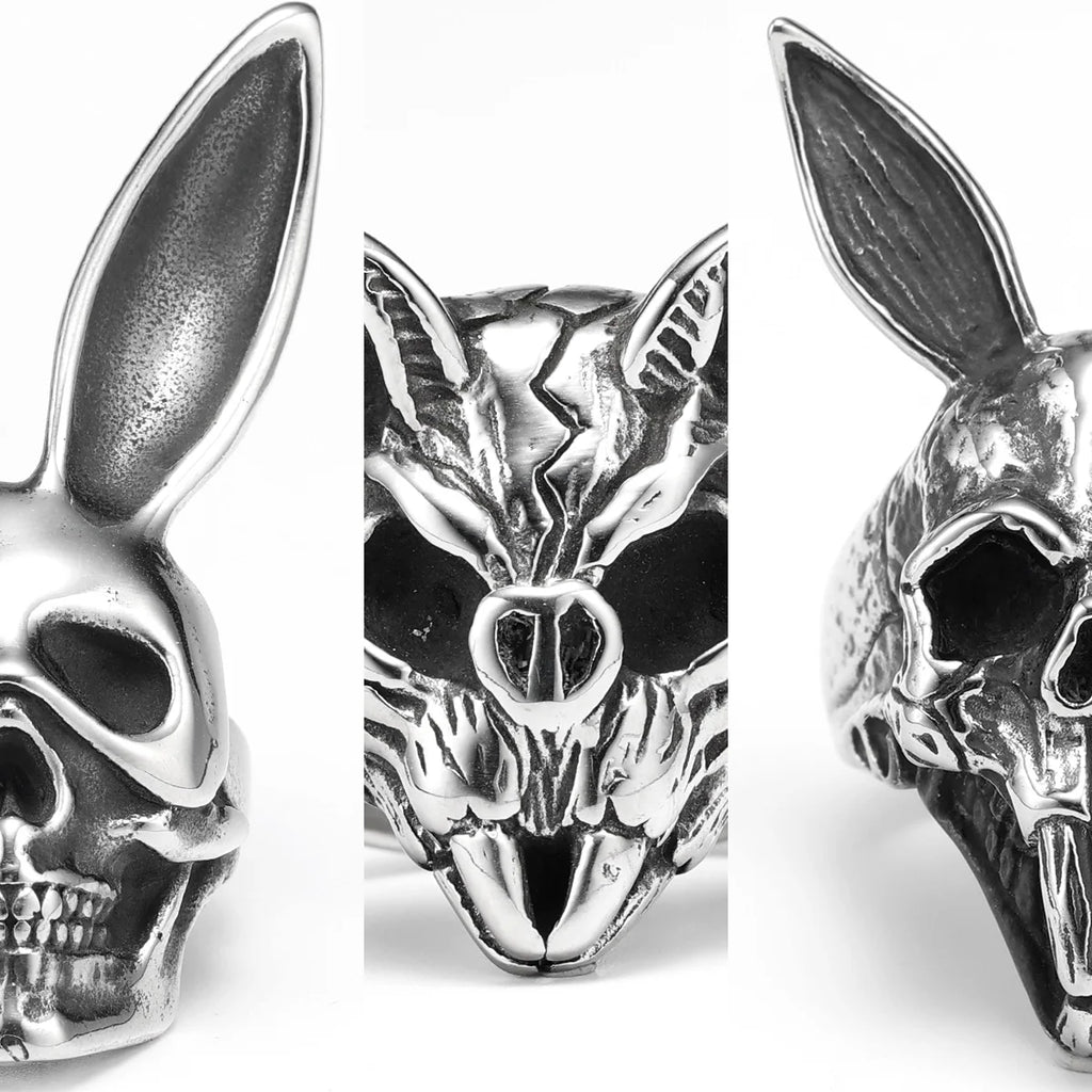 Bat Skull Ring — Stainless Steel