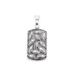 Gothic Demon Eyes Pendant — Stainless Steel