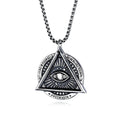 All-Seeing Eye Pendant — Stainless Steel
