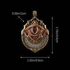 Tarot Vision Pendant - All-Seeing Eye Necklace, Tarot Card Symbol Pendant, Mystic Divination Jewelry, Spiritual Guidance