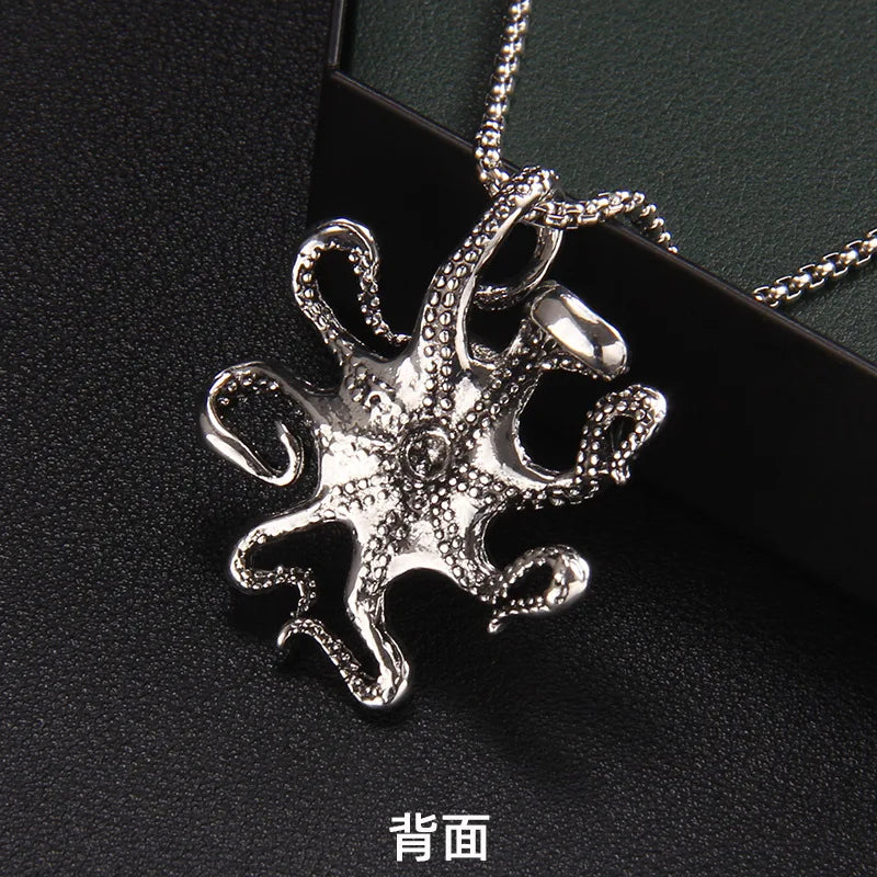 Skull Steel Pendant Octopus Europe America