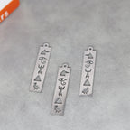 3pcs Eye of Horus Charms DIY Craft Tassels Earrings Necklace Jewelry Making Devil Eye Amulet Stainless Steel Pendant