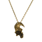 Skull Face Choker Pendant Necklace — Gothic