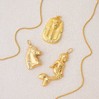 Gold Pendant Necklace