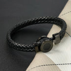 New personalized Wanjia European and American bracelet MB bracelet woven stainless steel men's bracelet