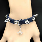 Gothic Cross Choker Necklace — Stainless Steel