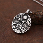 Viking Tree of Life Pendant — Stainless