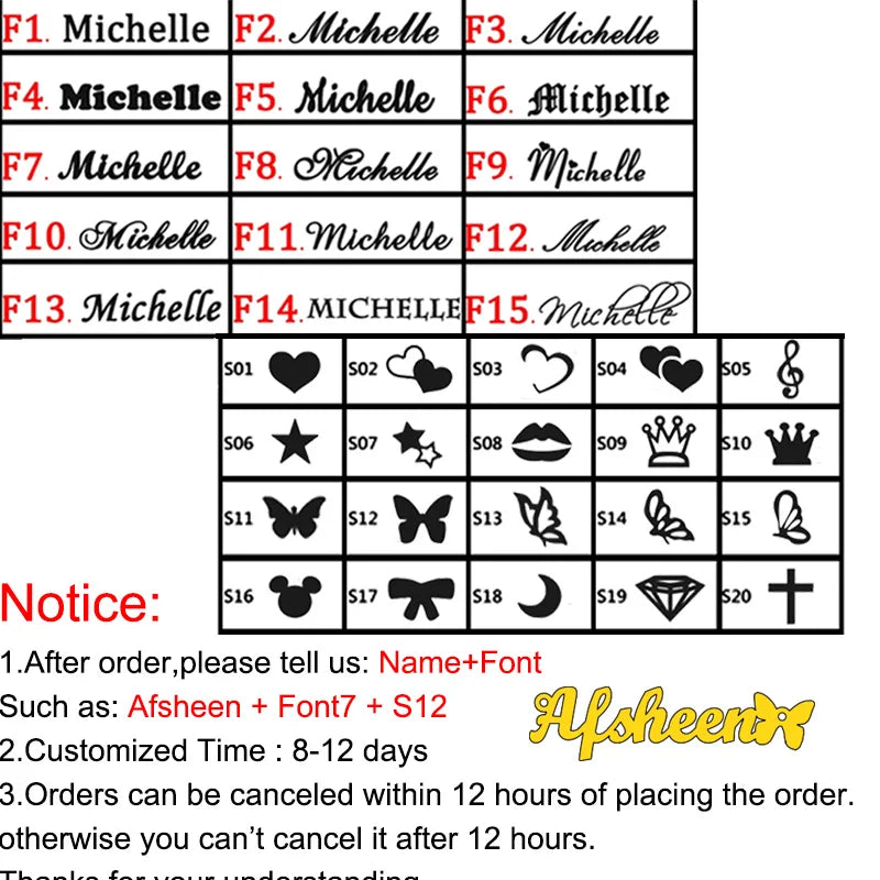 Multiple Styles Personalized Custom 2 Names Necklace Stainless Steel For Men Women Big Size Pendant Christmas Jewelry Gifts
