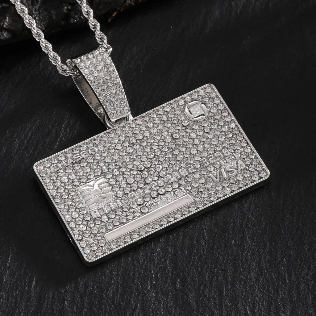 Hip Hop Fashion Accessories From Europe And America HIPHOP Dollar Shaped Pendant Necklace Hip-hop Men's Necklace Pendant