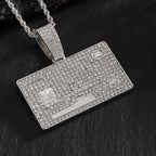 Hip Hop Fashion Accessories From Europe And America HIPHOP Dollar Shaped Pendant Necklace Hip-hop Men's Necklace Pendant
