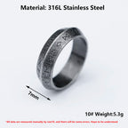 Odin Viking Rune Amulet Ring — Stainless Steel