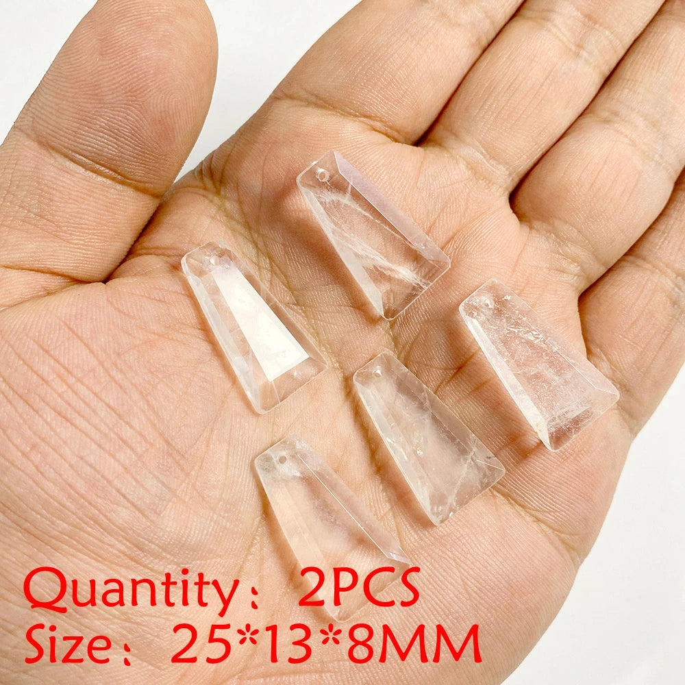 Crystal Quartz Iced Pendant — DIY Craft Set