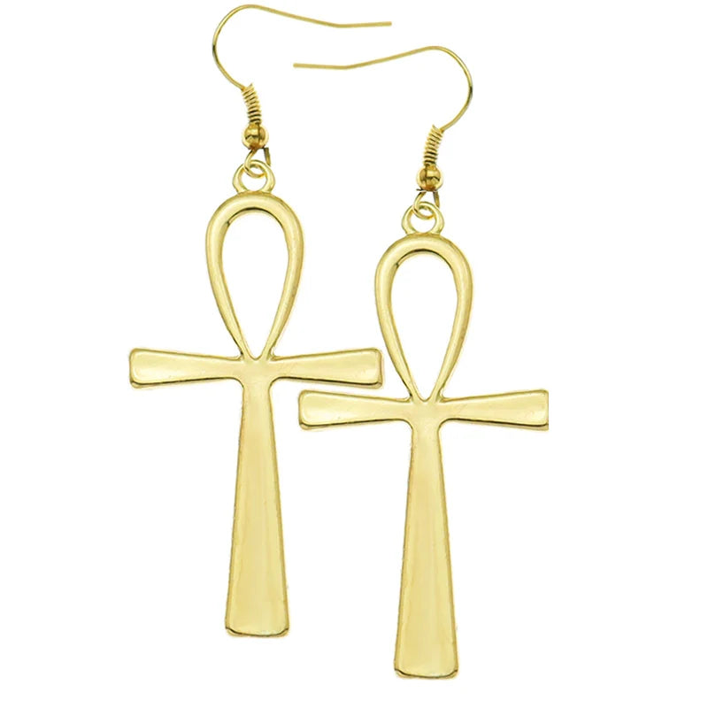 Big Egyptian Ankh Cross Pendant — Stainless Steel