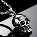 Skull Pendant Necklace — Stainless Steel